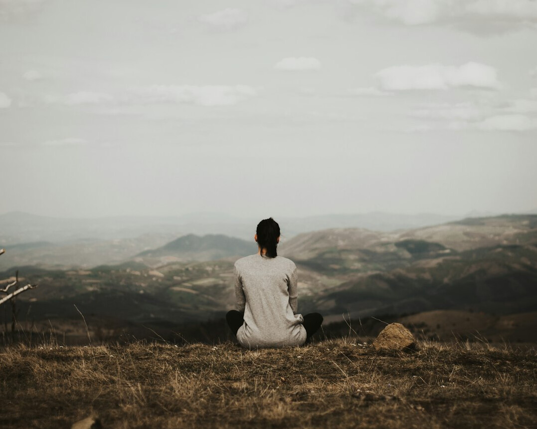 woman practicing mindfulness meditation