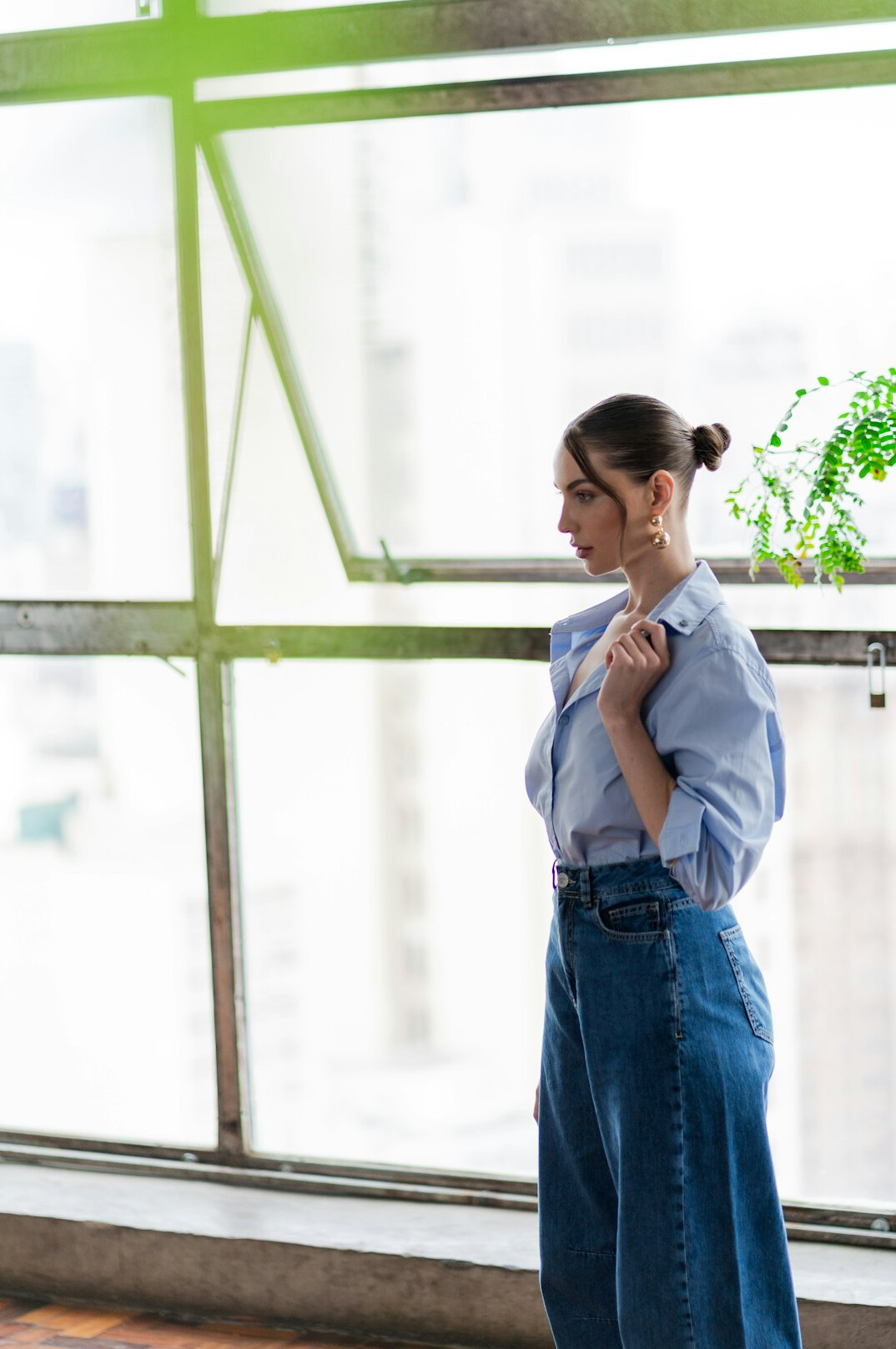 confident person in daily life